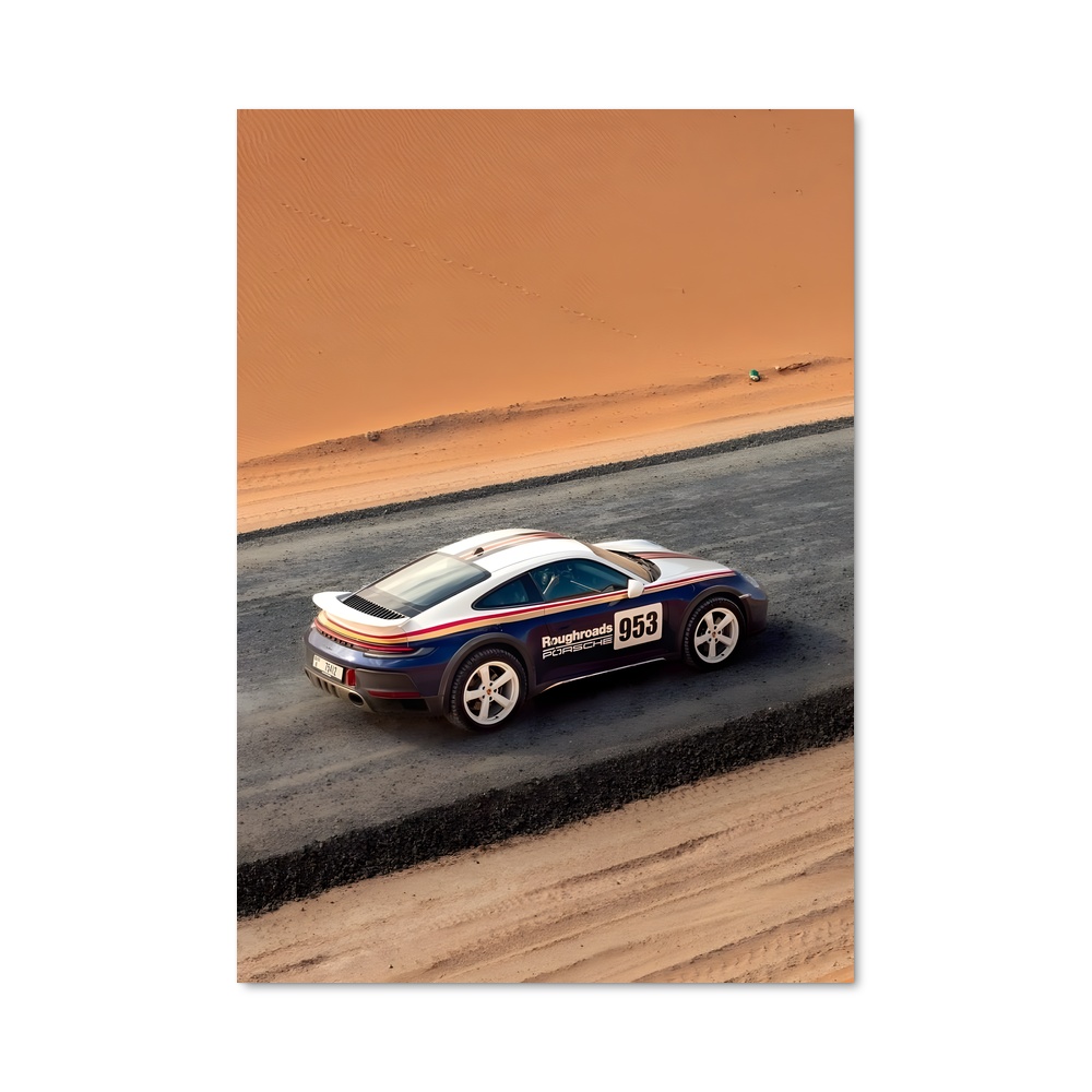 Poster Dakar éclatant